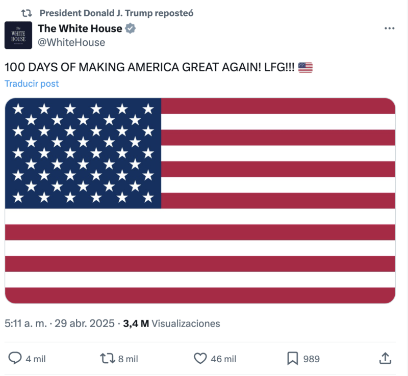 Bandera de Estados Unidos